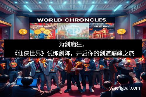 为剑痴狂，《仙侠世界》试练剑阵，开启你的剑道巅峰之旅